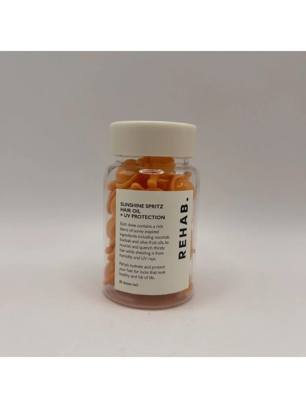 Rehab Sunshine Spritz Hair Oil 30 Applications UV Protection New Sealed Orange